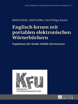 cover image of Englisch lernen mit portablen elektronischen Wörterbüchern